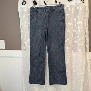 Coldwater Creek Trouser Jeans, Slight Boot Cut, Size 6
